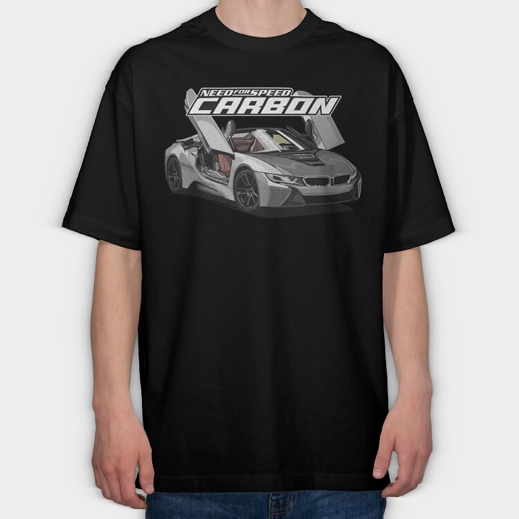 Need for Speed Carbon Bmw, Tricou Oversize Barbati (Unisex)