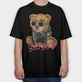 Bad Boy Teddy Bear, Tricou Oversize Barbati (Unisex)