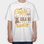 Coffee With an Attitude, Tricou Oversize Barbati (Unisex)