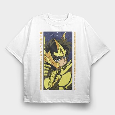 Saint Seiya 10, Tricou Oversize Barbati (Unisex)