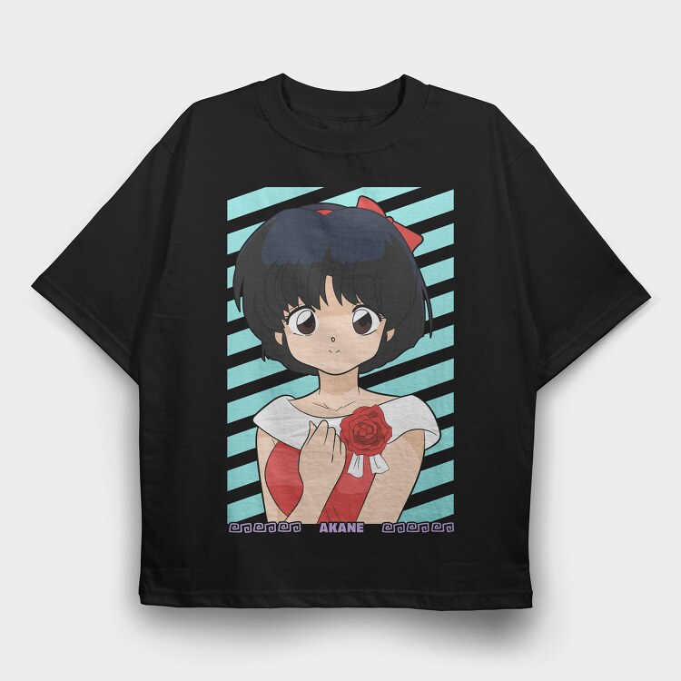 Akane Tendo, Tricou Oversize Barbati (Unisex)