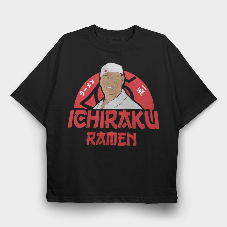 Ichiraku Ramen, Tricou Oversize Barbati (Unisex)