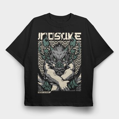Inosuke, Tricou Oversize Barbati (Unisex)