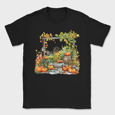 Autumn Garden Pumpkins, Tricou Barbati (Unisex)
