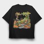 Autumn Garden Pumpkins, Tricou Oversize Barbati (Unisex)