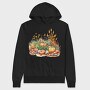Autumn Harvest Pumpkins, Hanorac Oversize Barbati (Unisex)