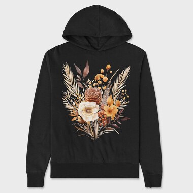 Autumn Leaves Bouquet, Hanorac Oversize Barbati (Unisex)