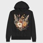 Autumn Leaves Bouquet, Hanorac Oversize Barbati (Unisex)