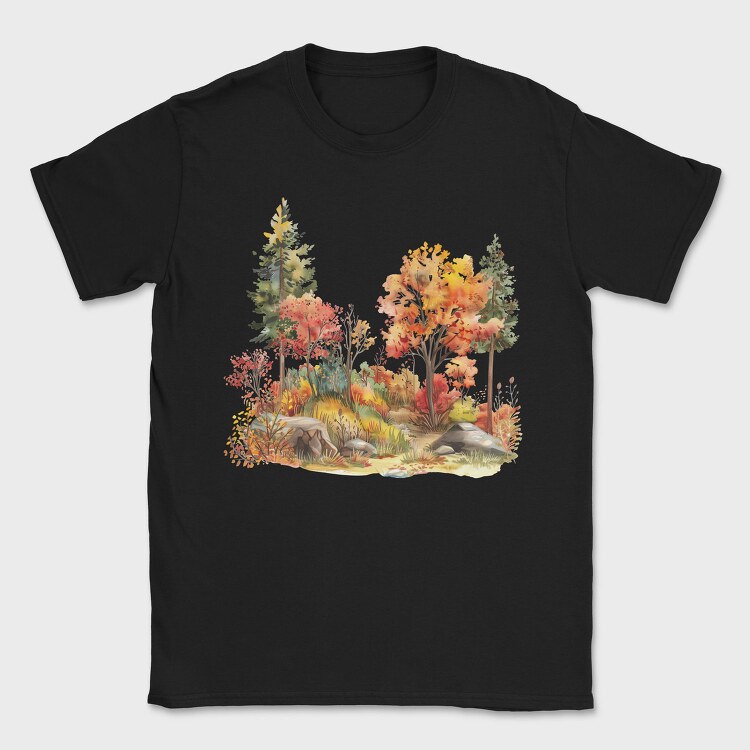 Autumn Leaves Dance, Tricou Barbati (Unisex)