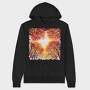 Autumn Leaves Path, Hanorac Oversize Barbati (Unisex)
