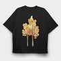 Autumn Leaves Tree, Tricou Oversize Barbati (Unisex)