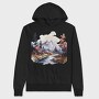Autumn Mountain Stream, Hanorac Oversize Barbati (Unisex)