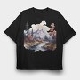 Autumn Mountain Stream, Tricou Oversize Barbati (Unisex)