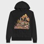 Autumn Mushrooms Forest, Hanorac Oversize Barbati (Unisex)