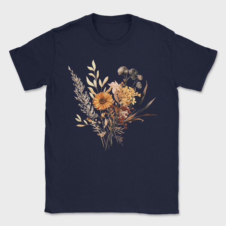 Autumn Petal Symphony, Tricou Barbati (Unisex)