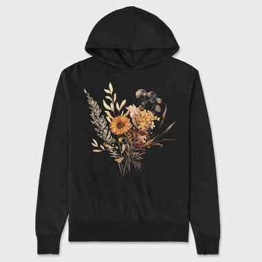 Autumn Petal Symphony, Hanorac Oversize Barbati (Unisex)