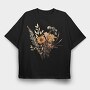 Autumn Petal Symphony, Tricou Oversize Barbati (Unisex)