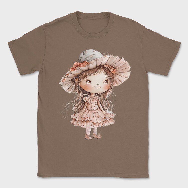 Autumn Pink Girl, Tricou Barbati (Unisex)