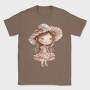 Autumn Pink Girl, Tricou Barbati (Unisex)