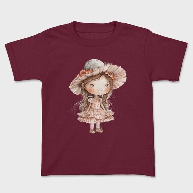 Autumn Pink Girl, Tricou Copii