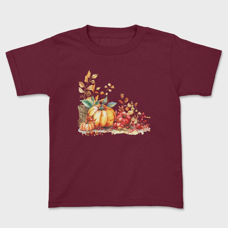 Autumn Pumpkin Bounty, Tricou Copii