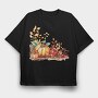 Autumn Pumpkin Bounty, Tricou Oversize Barbati (Unisex)