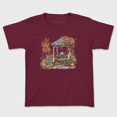 Autumn Pumpkin Garden, Tricou Copii