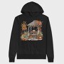 Autumn Pumpkin Garden, Hanorac Oversize Barbati (Unisex)