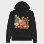 Autumn Pumpkins Leaves, Hanorac Oversize Barbati (Unisex)