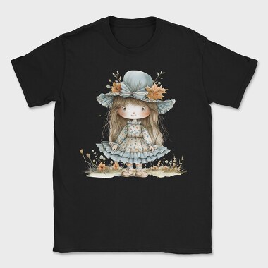 Autumn Whimsy Girl, Tricou Barbati (Unisex)