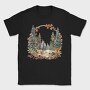 Autumn Wreath Deer, Tricou Barbati (Unisex)