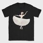 Ballet Dancer Illustration, Tricou Barbati (Unisex)