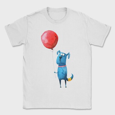 Balloon Dog Happy, Tricou Barbati (Unisex)