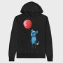 Balloon Dog Happy, Hanorac Oversize Barbati (Unisex)