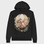 Balloon Floral Blooms, Hanorac Oversize Barbati (Unisex)