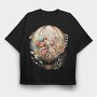 Balloon Floral Blooms, Tricou Oversize Barbati (Unisex)