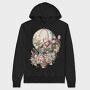Balloon Floral Fairytale, Hanorac Oversize Barbati (Unisex)
