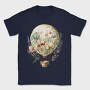 Balloon Floral Sky, Tricou Barbati (Unisex)