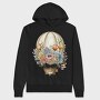 Balloon Floral Vintage, Hanorac Oversize Barbati (Unisex)