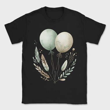 Balloons Leaves Bear, Tricou Barbati (Unisex)