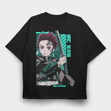 Demon Slayer 39, Tricou Oversize Barbati (Unisex)