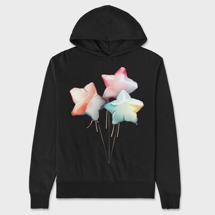 Balloons Star 33, Hanorac Oversize Barbati (Unisex)