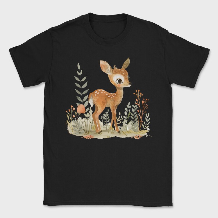 Bambi Forest Serenity, Tricou Barbati (Unisex)