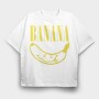 Banana Xxx, Tricou Oversize Barbati (Unisex)