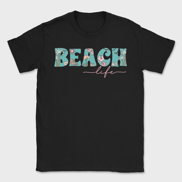 Beach Life, Tricou Barbati (Unisex)