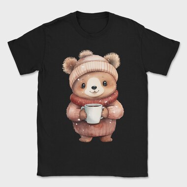 Bear Coffee Cup, Tricou Barbati (Unisex)