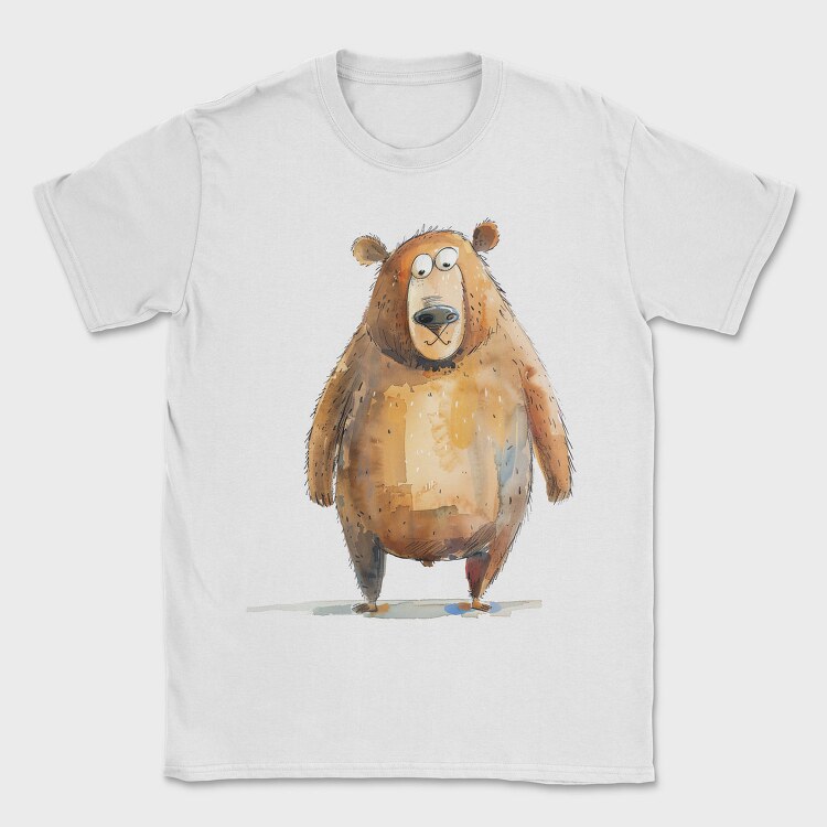 Bear Feet Paint, Tricou Barbati (Unisex)