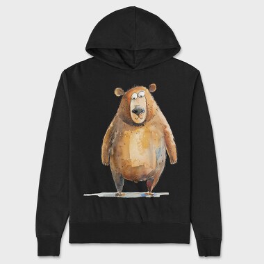 Bear Feet Paint, Hanorac Oversize Barbati (Unisex)