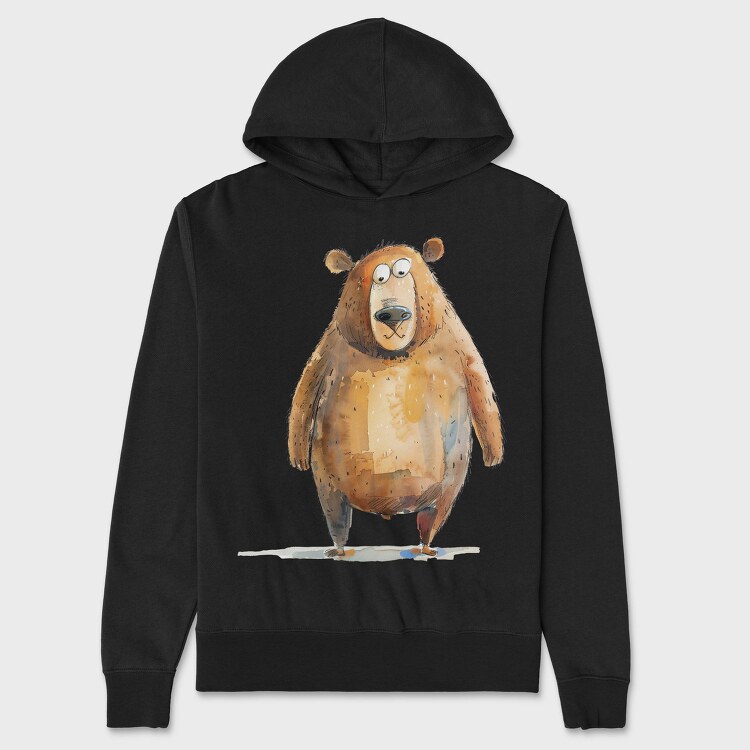 Bear Feet Paint, Hanorac Oversize Barbati (Unisex)