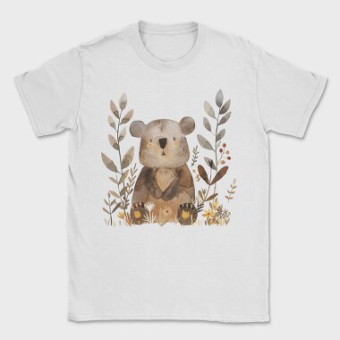 Bear Flower Friends, Tricou Barbati (Unisex)